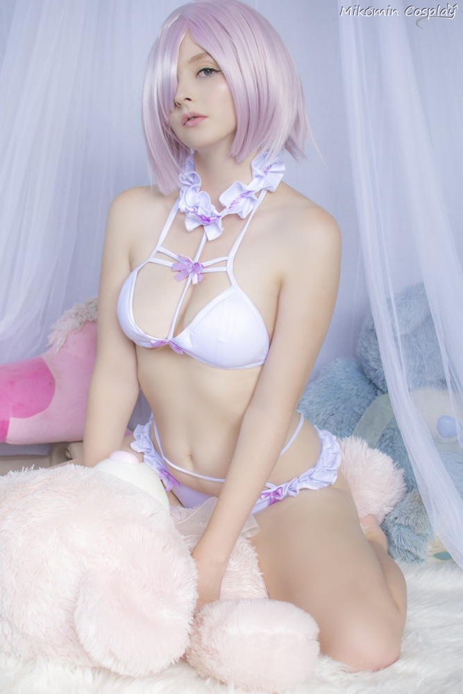 Self Mashu Had A Lot Of Fun Playing With Her Teddy Bear By Mikomin Cospla