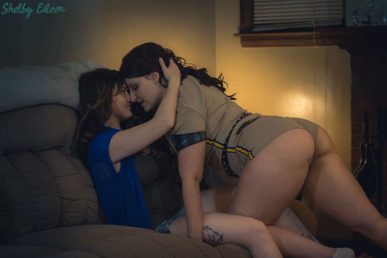 Shelby Eileen And Martini Monique As Fem Hopper And Joyce From Stanger Things Sel