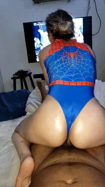 Spider Woman Riding
