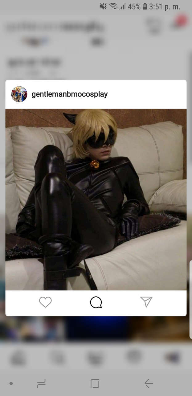This Is My Chat Noir Cosplay Feel Free To Comment On It And To Follow Me On My I