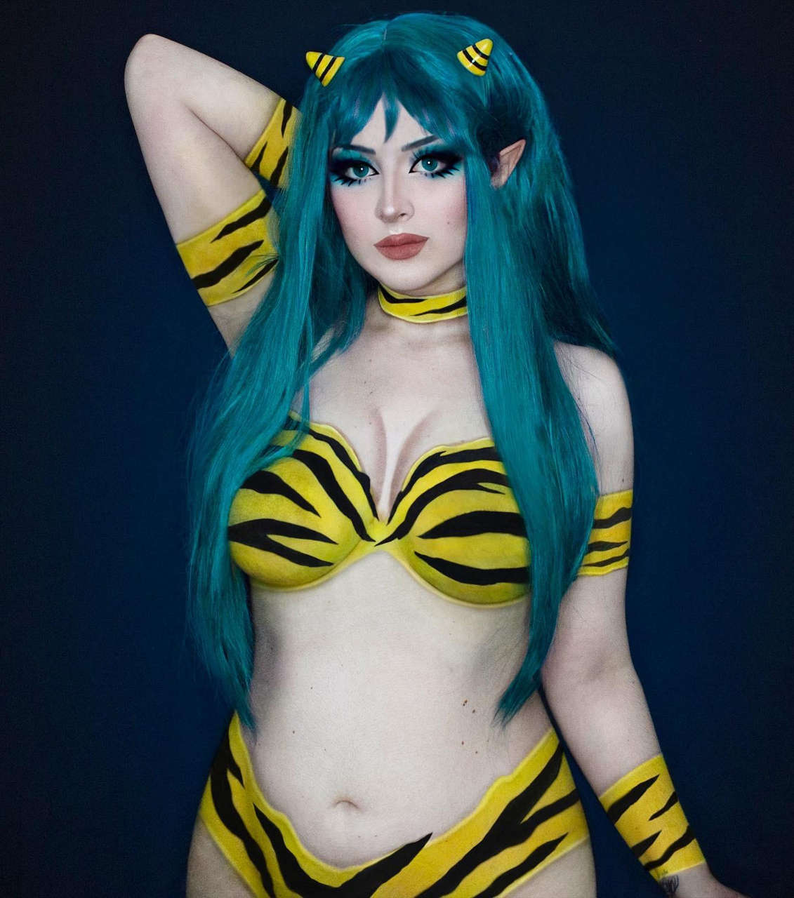 This Is My Lamu Lum Bodypaint Cosplay What Do You Thin