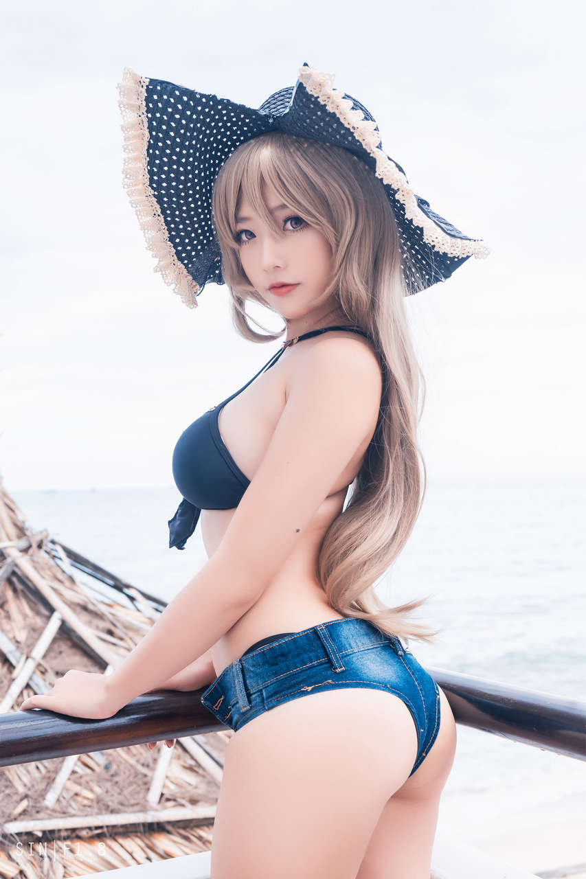 Cos Benefits Messie Huang Jean Bart Swimsuit