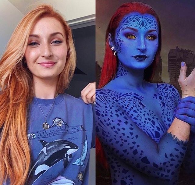 Cosplay Vs Reality Mystique Cosplay By Rachy Ka