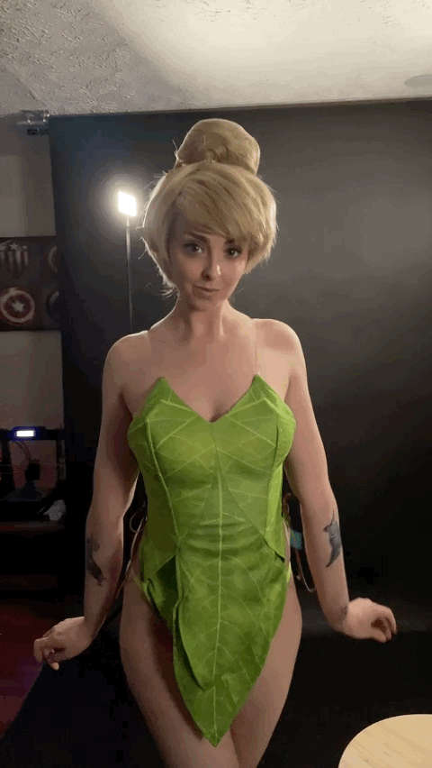 Go Ahead Grab On And Take Tinkerbell For A Ride Tinkerbell Cosplay By Lunaraecosplay