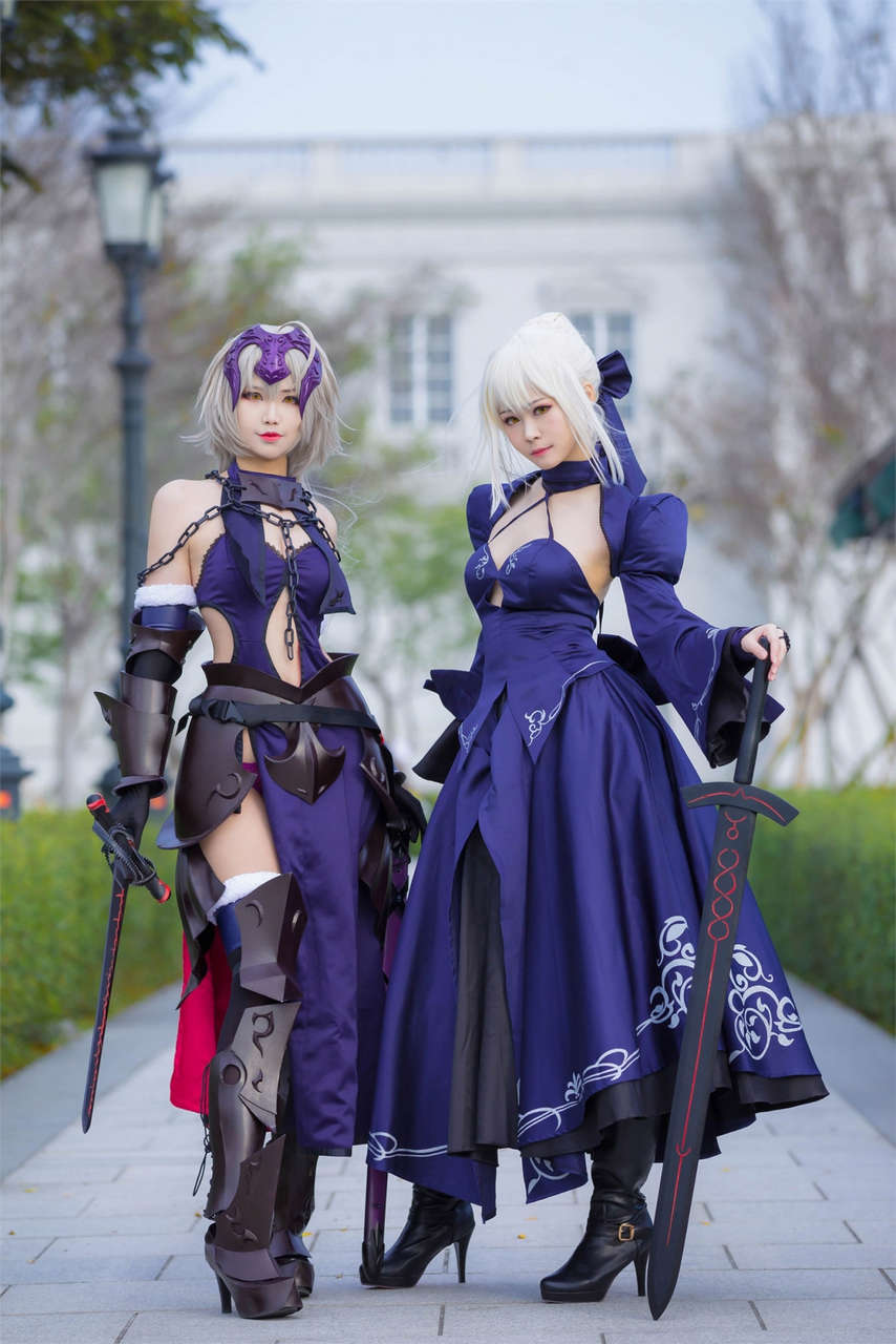 Kaya Yi And Arty Saber Alter And Jeanne Alter