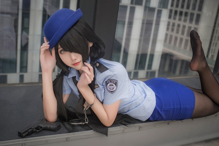 Momoko Kwai Kwai Tokisaki Kurumi Police Uniform