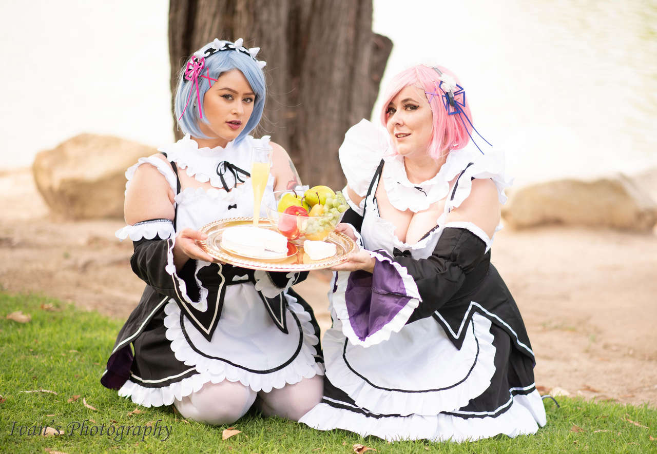 Rem And Ram From Re Zero By Ch1nadollcosplay And Katerpillerkospla