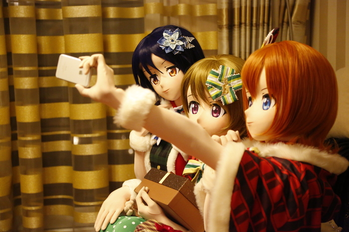 Umi Hanayo And Honokas Kigurumi Cosplay Christmas Ver