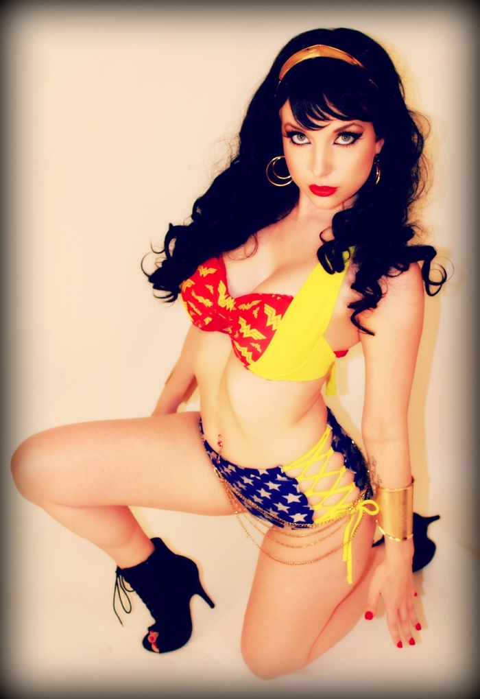 Vintage Pin Up Bikini Wonder Woman By Cosplaybutterfly