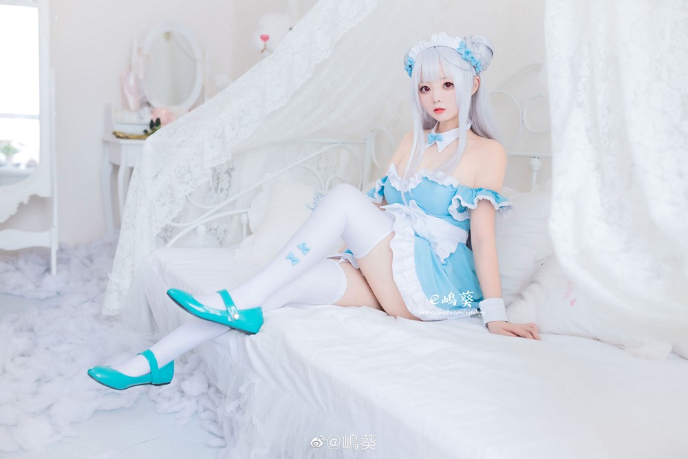 Weibo Beauty Coser Shima Aoi Little Swan Maid