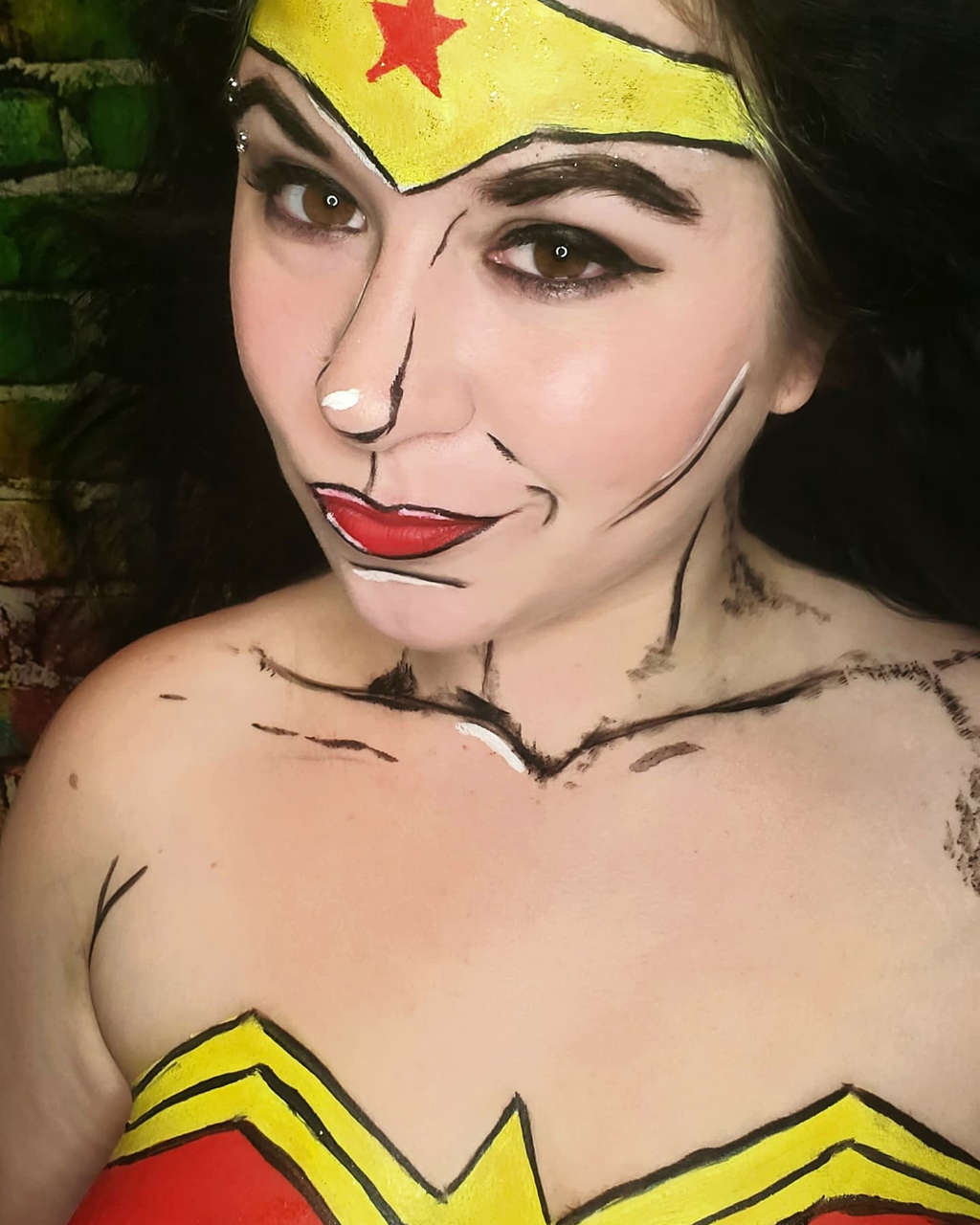 Wonderwoman Bodypaint By Fayedream