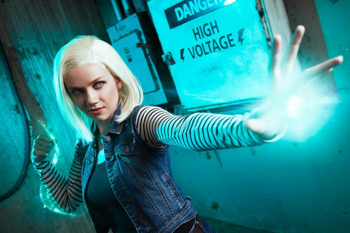 Android 18 By Pigtailspower At Anime Expo 201