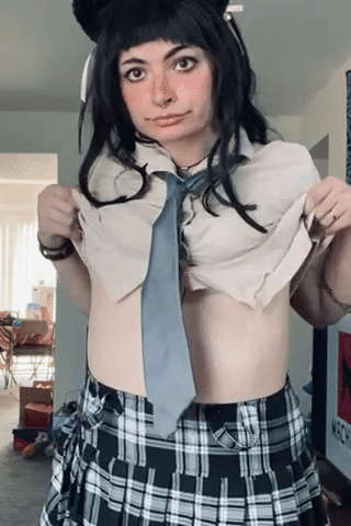 Anime Cat Girl Shows You Her Cute Tits For Head Pats 3 Hehe Pretty Please