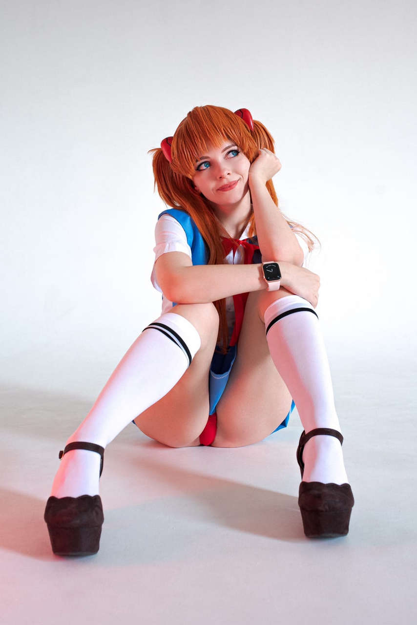 Asuka From Evangelion By Evenin