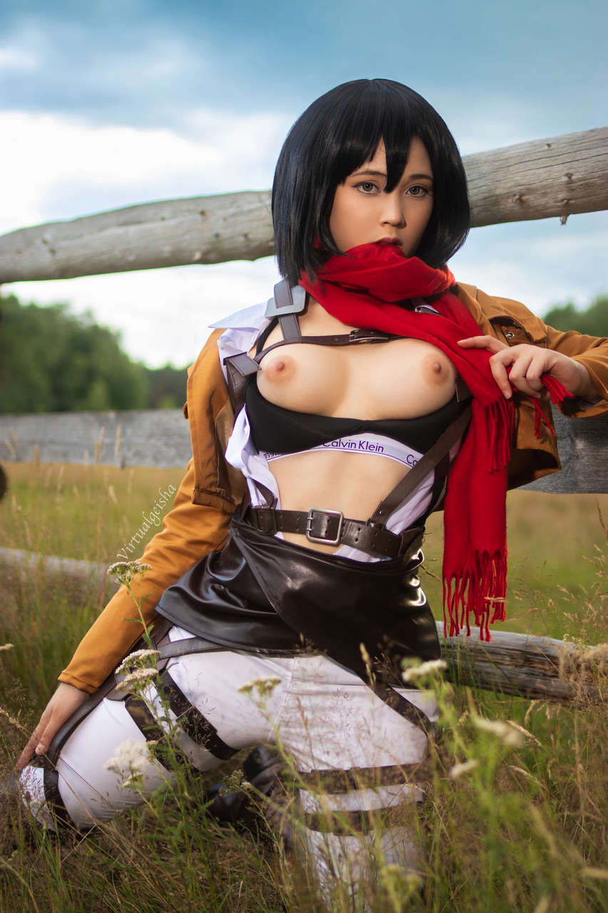 Mikasa From Attack On Titan By Virtual Geish