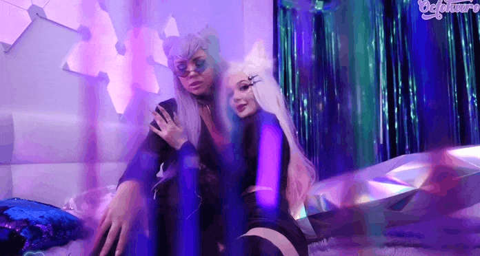 Ahri And Evelynn From League Of Legends By Purple Bitch And Octokuro