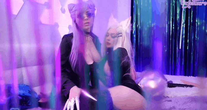 Ahri And Evelynn From League Of Legends By Purple Bitch And Octokuro