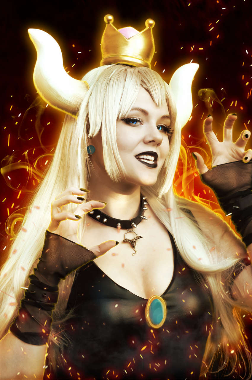 Self Before And After My Bowsette Cosplay With Editing By Maxvagner