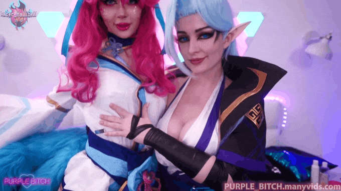 Ahri And Vayne From League Of Legends By Purple Bitch And Amber Hallibell