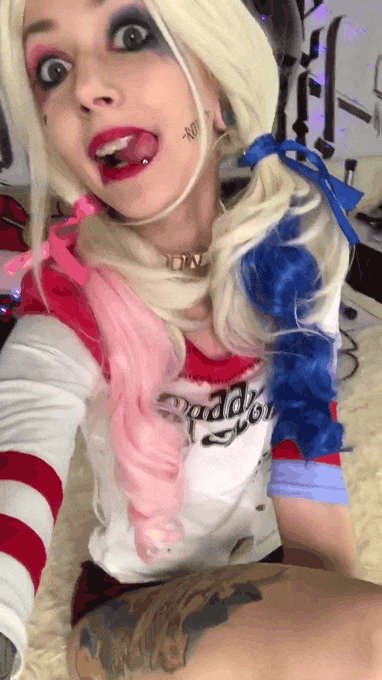 Harley Quinn From Dc By Purple Bitch