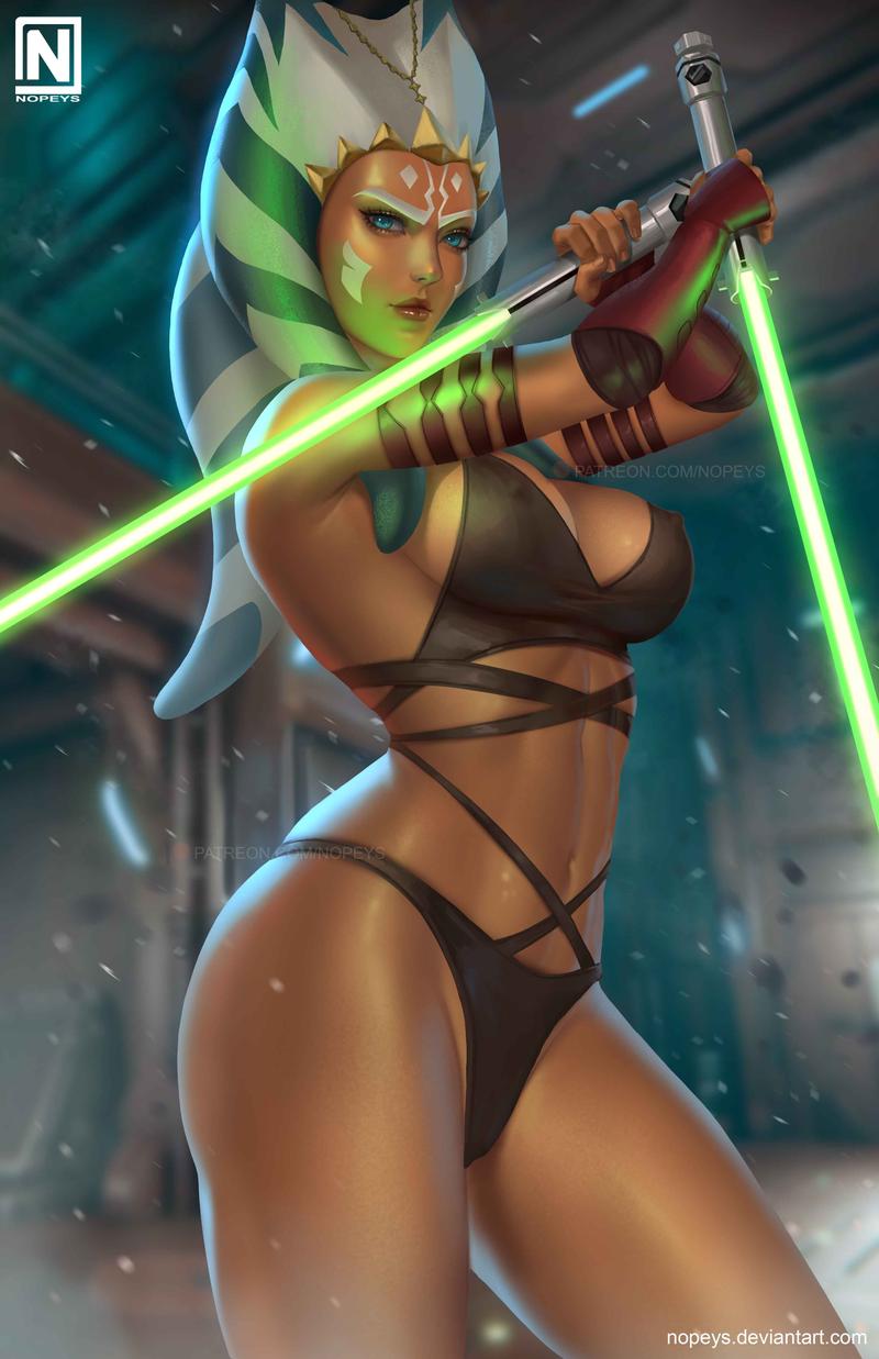 I Dont Mind Being Trained By Ahsoka If She Wears This Nopeys Star Wars The Clone War