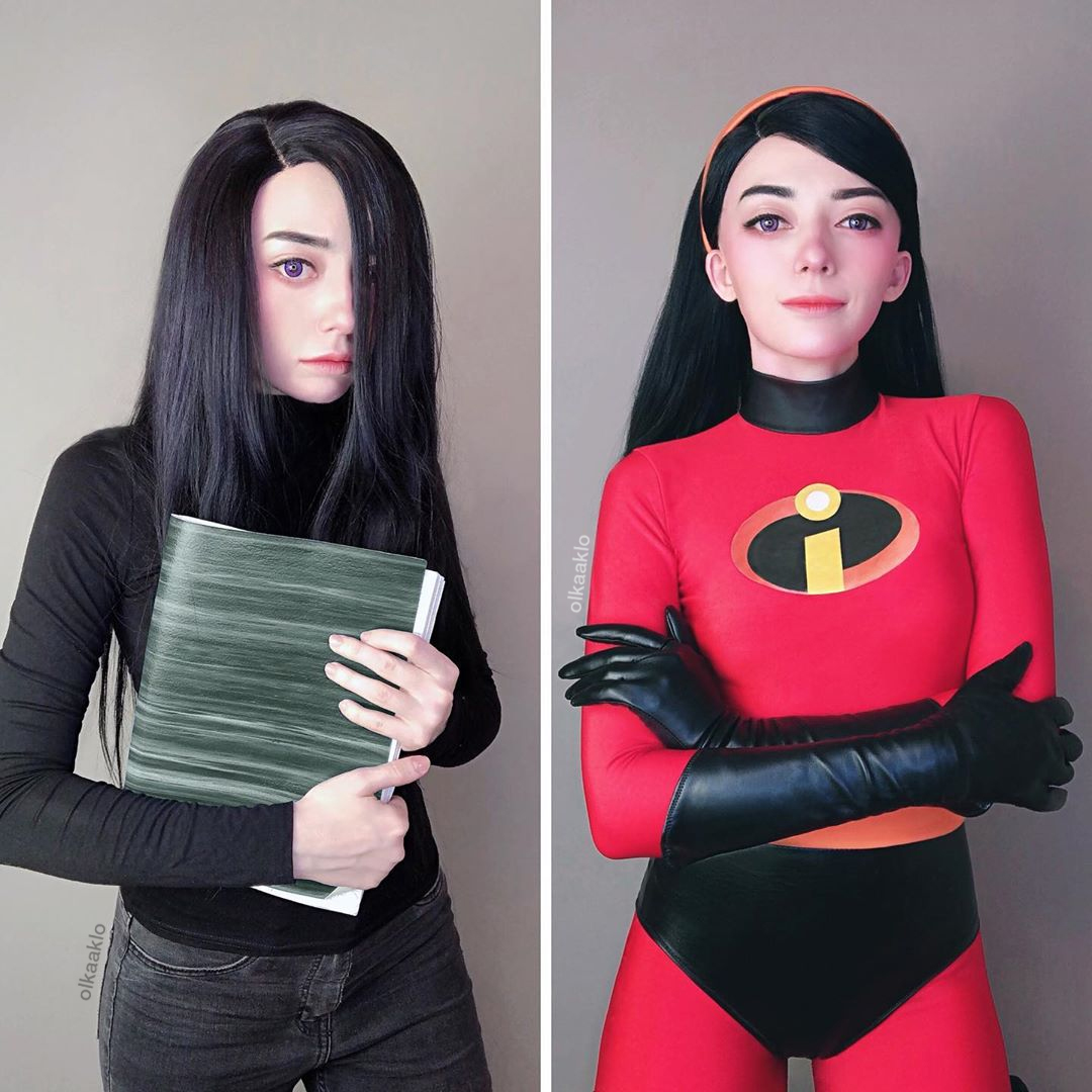2 Sides Of Violet From Incredibles By Olkaakl