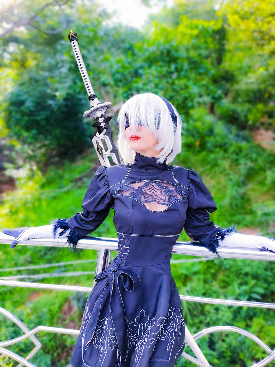 2b From Nier Automata By Yurie Hear