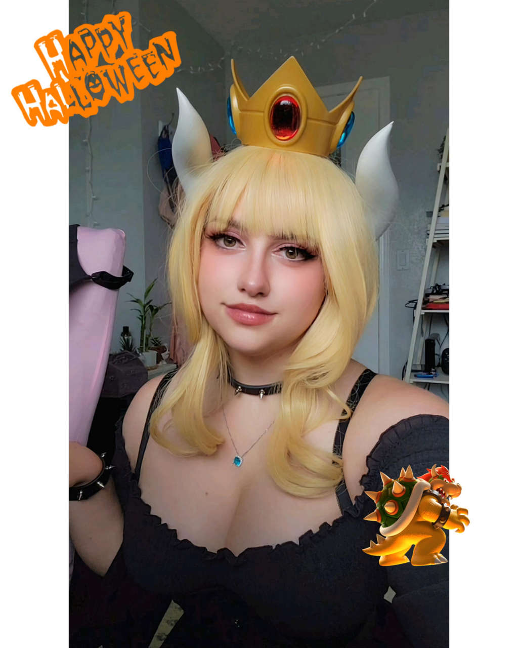 Bowsette By Me Happy Halloween