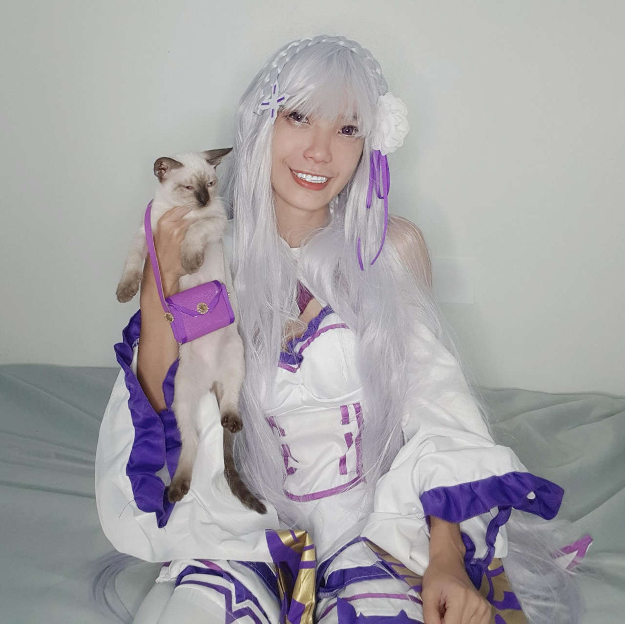 Emilia Ft Puck From Re Zero By Yurie Hear