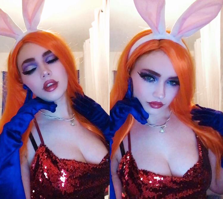 I Went As Jessica Rabbit For A Halloween Part