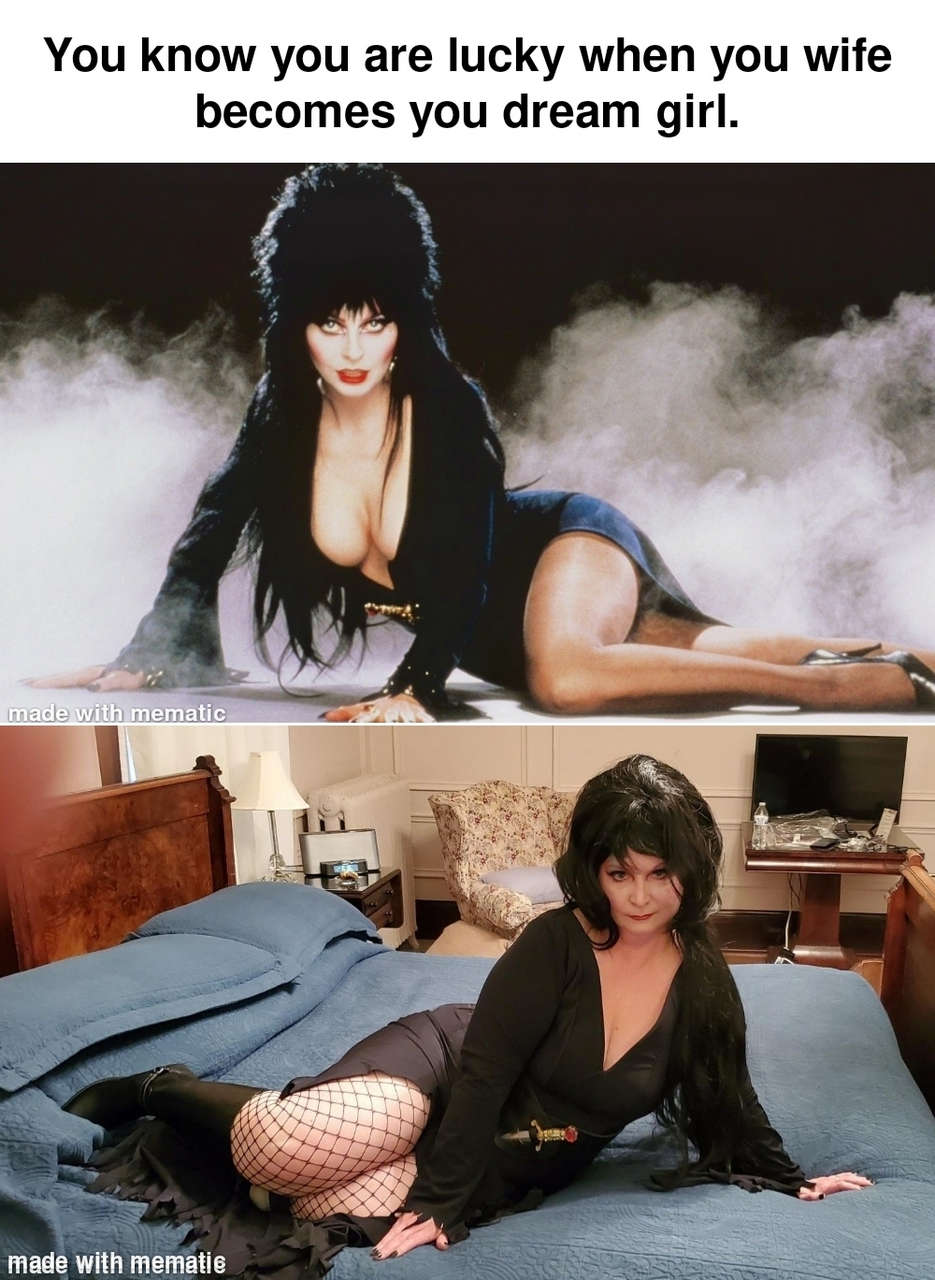 My Wife As Elvira Mistress Of The Dar