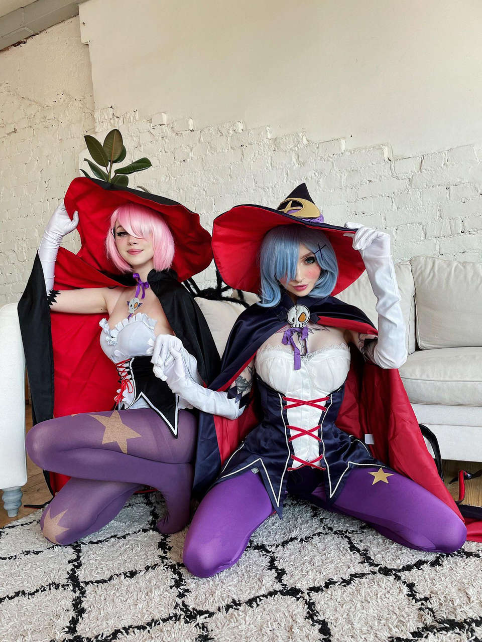 Naughty Halloween Ram And Rem By Cherry Acid And Zirael Re