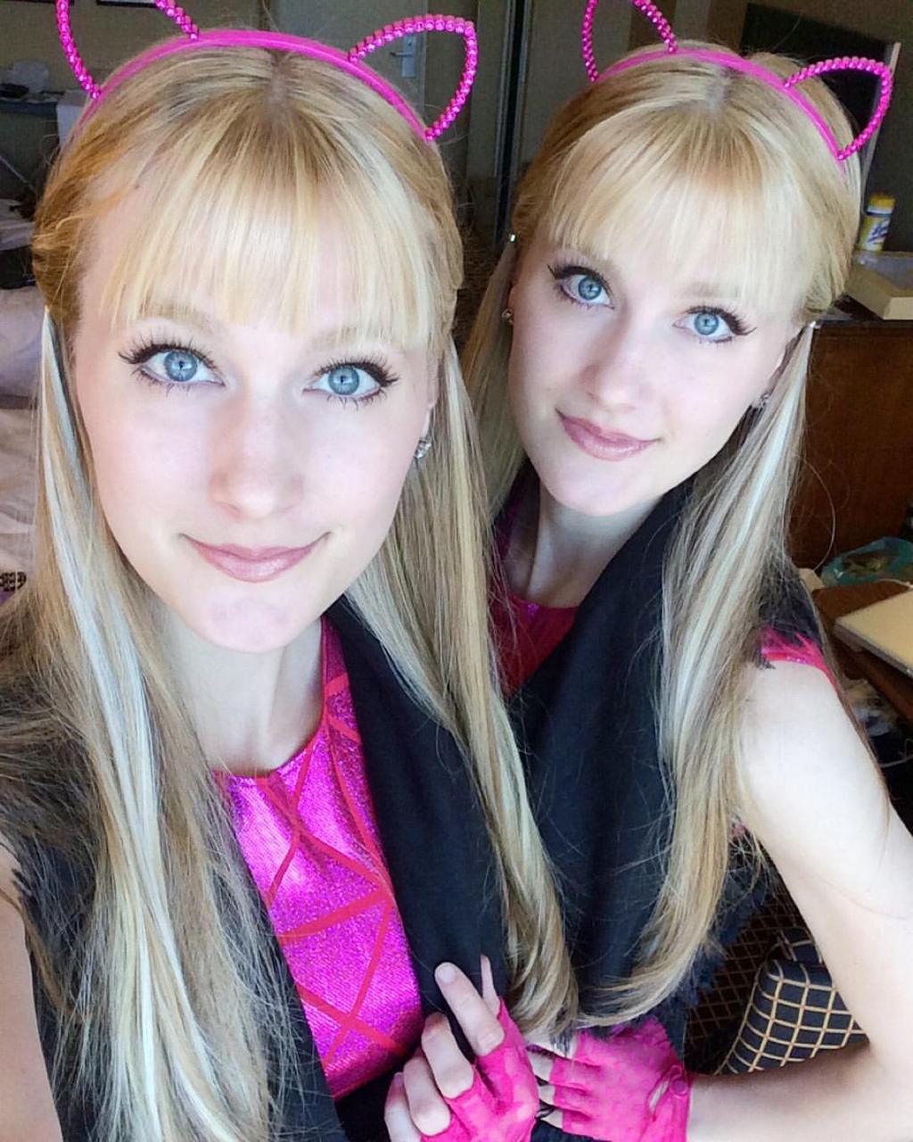 Blonde Catgirl Twin