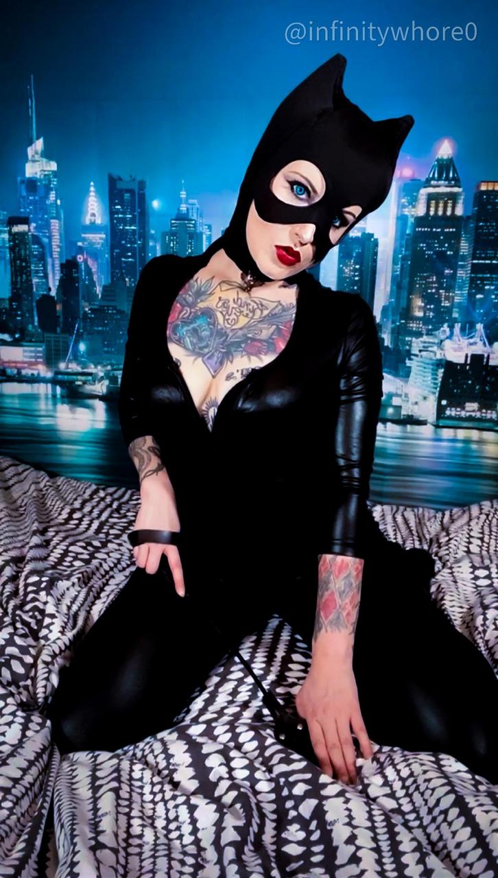 Do You Want Catwoman To Spank You Or Spank Hersel