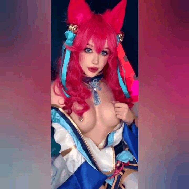 Ahri From League Of Legends By Purple Bitch