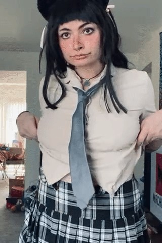 Anime Cat Girl Flashing You Her Tits By Me