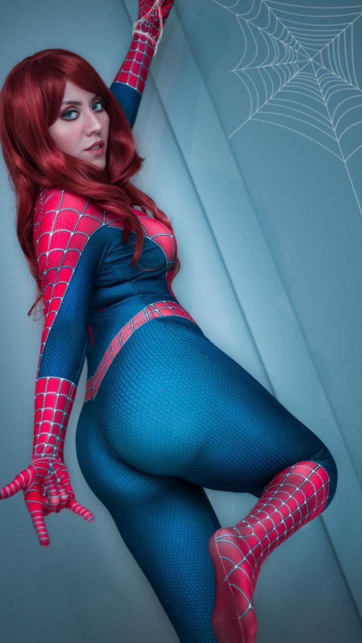 Do You Think The Suit Is Too Tight Spider Woman Cosplay By Angel Kaor