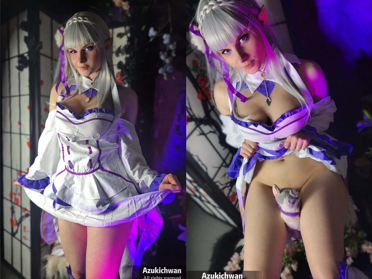 Emilia From Rezero By Azukichwan