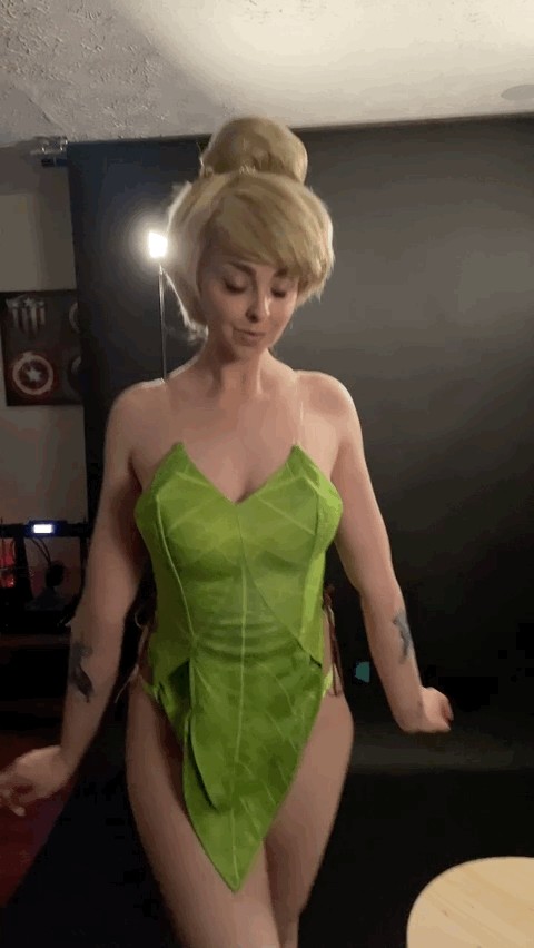 Go Ahead Grab On And Take Tinkerbell For A Ride Tinkerbell Cosplay By Lunaraecosplay