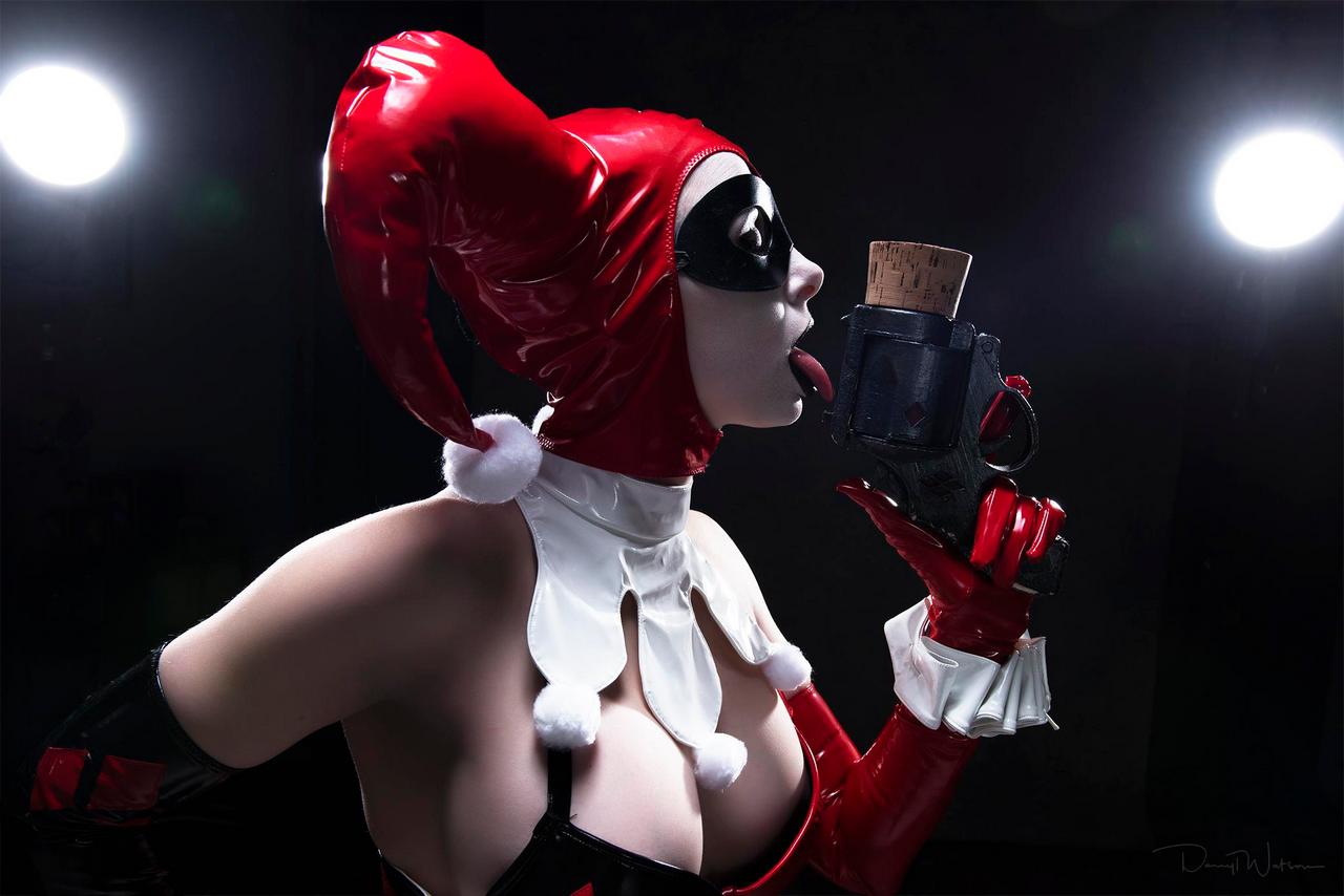Harley Quinn Latex By Thousand Faces Cosplay Sel