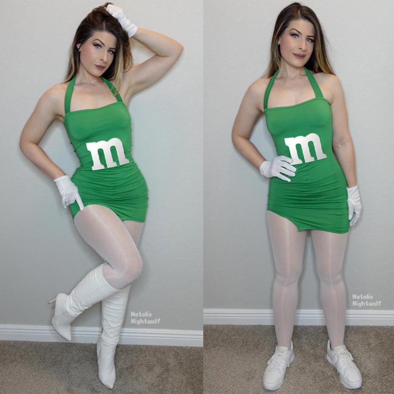 Natalie Nightwolf As The Green M 