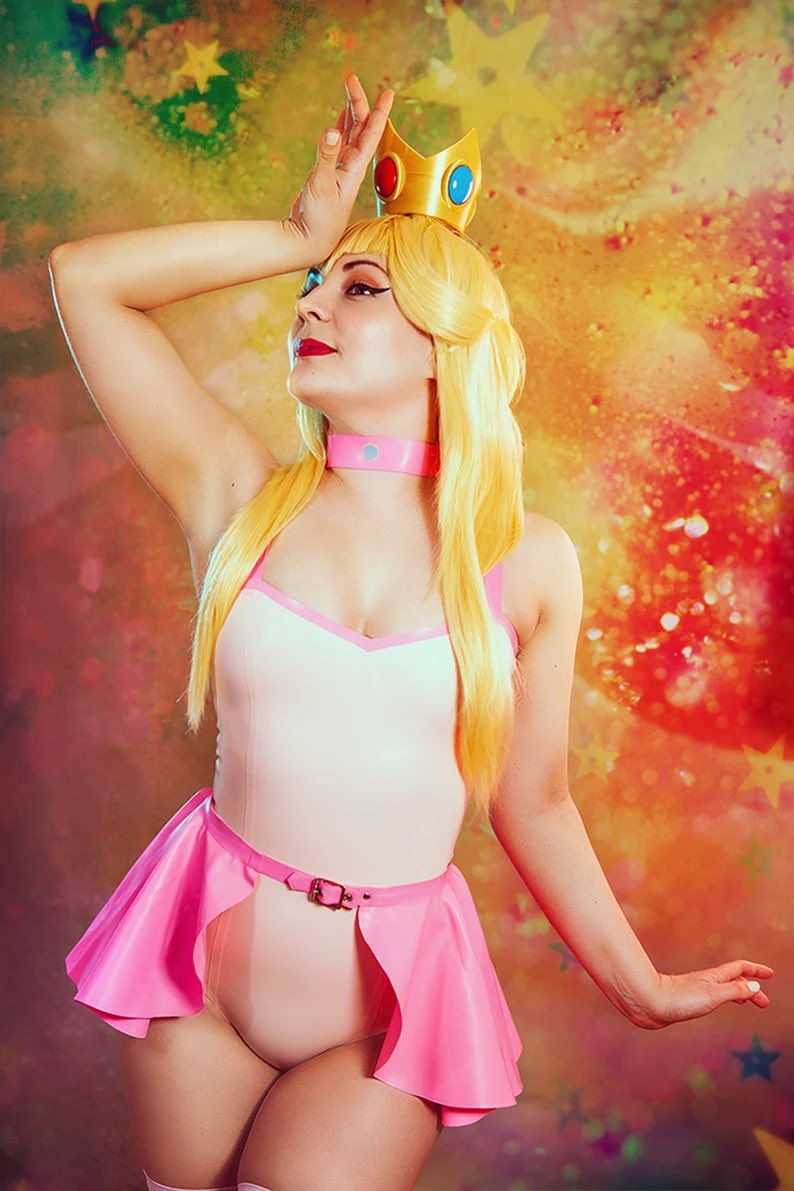 Princess Peach Latex By Candy Valentin