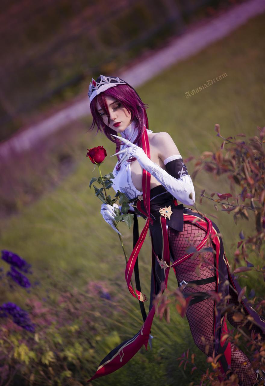 Self Cosplay On Rosaria From Genshin Impact By Astasiadrea