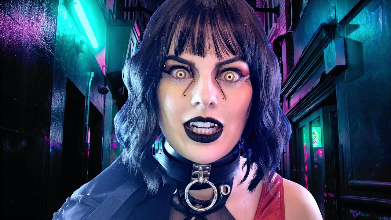 Self My Cyberpunk Vampire Character From My New Youtube Video Vicki Psythe Moor