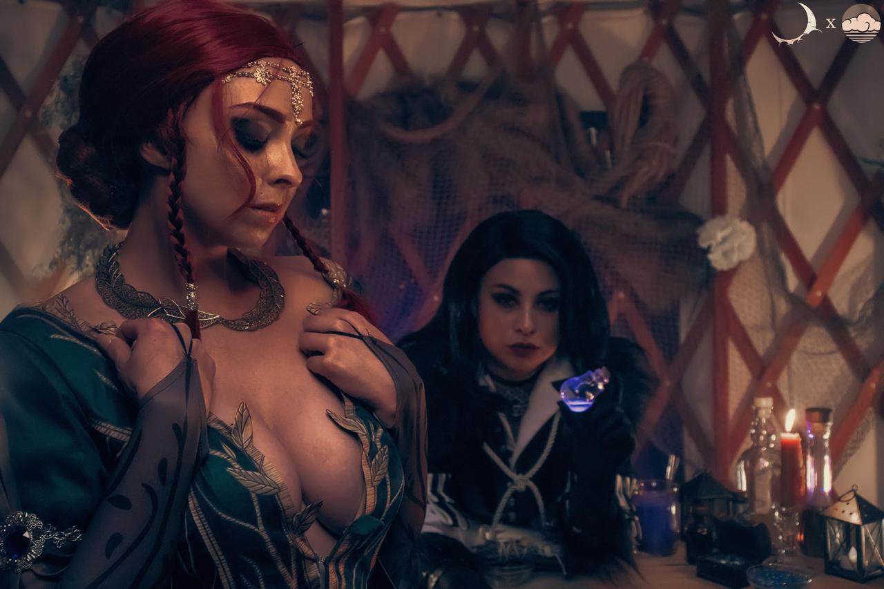 Triss Merigold By Lunaraecosplay Self And Yennefer By Cloudedcalyps