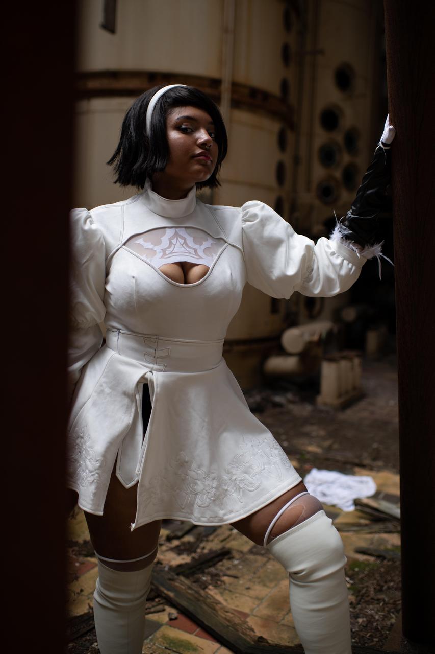 White 2b Cosplay By Me Andlt 