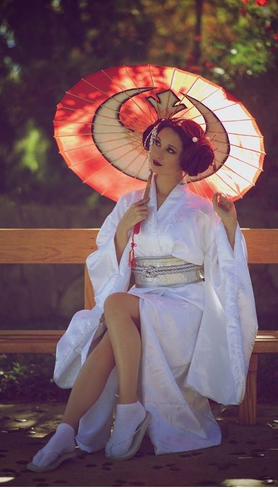 White Kimono Princess Leia By Hendo Ar