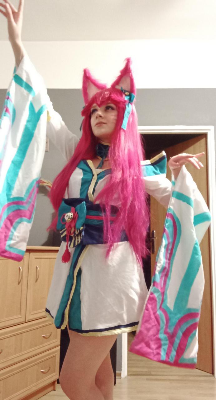 Cosplay Ahri Spirit Blossom From League Of Legends I Did Everything Myself 00