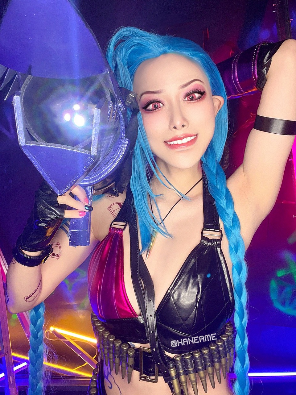 League Of Legends Jinx Arcane Cosplay By Haneame 00