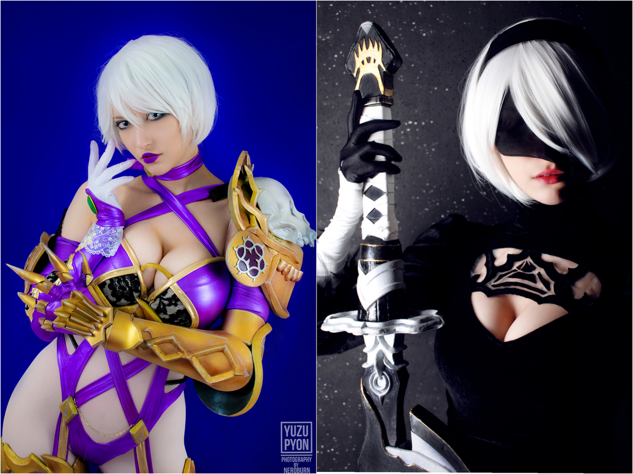 2b Got Announced In Soulcalibur 6 Funny Coincidence That I Crafted Both Cosplays In The Past Which One Do You Prefer Yuzupyon As Ivy Valentine And 2